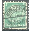 Germany 1934 - 5pf green - President Von Hinden...