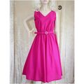 Vintage 1960 Designer Diamonte Party Evening Dr...