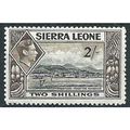 Sierra Leone 1938 SG197 2/- Black & Sepia Mount...