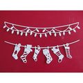 6 x Tattered Lace Die Cuts Christmas Stocking &...