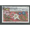 BERLIN -1985 80pf+40 'HUMANITARIAN - MOTIFS' FI...