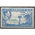 Jamaica 1949 SG126b 3d Greenish-Blue & Ultramar...