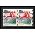 Used 2280 25c U.S. Flag Fine CNP Left 5 PA1041