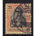 GERMANY 1905-13 GERMANIA DEUTCHES REICH 25pf US...