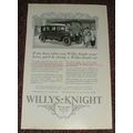 1925 Willys-Knight Car Ad, If you knew... NICE!!