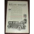 1925 Willys-Knight Sedan Ad, No Vibration at an...