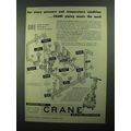 1950 Crane Piping Ad - Pressure and Temperature