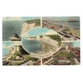 EASTBOURNE, SUSSEX multiview used vintage postc...