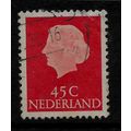 NETHERLANDS 1953 45c RED QUEEN JULIANA SG 783 F...