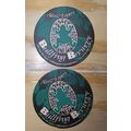 (2) Ales & Lagers Bullfrog Brewery Beer Coaster...