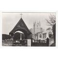 All Saints Church Wraxall Postcard RP Somerset
