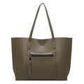 Ladies Leather Tote Shoulder Bag Handbag Purse ...
