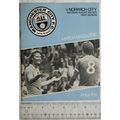 1975 programme Manchester City v. Norwich City