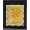 1976 GB 10 1/2P YELLOW F/U SG X890