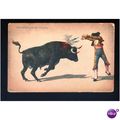 BULLFIGHTING "Banderillas de Fuego" Art Postcar...