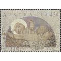 AUSTRALIA, CHRISTMAS, Baby Jesus, brown 1991, 4...