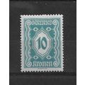 Austria.D515 10k Blue.Mounted Mint.Aug22