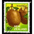New Zealand 1983 Fruit 50c Used Stamp Kiwifruit.