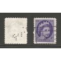 Canada 4c QEII, used perfin