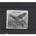 Burma.O196 1p White-browed Fantail (Black).Fine...