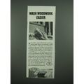 1938 Du Pont Sponge Ad - Wash Woodwork Easier