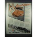 1946 New York Central Railroad Ad - Sleep Secrets