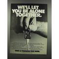 1983 Yamaha Motorcycles Ad - Be Alone Together