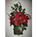 Handmade Winter Flower Arrangement-Hanging Vase...