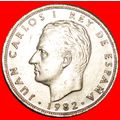 CROWN: SPAIN ★ 25 PESETAS 1982! LOW START★NO RE...