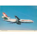 Swissair Douglas DC10 30 Civil Aviation Postcar...