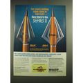 1985 Wasp Cam-Lok and Series II Broadheads Ad -...