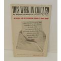 This Week In Chicago Magazine November 21 1964 ...