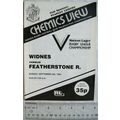 1985 programme Widnes v. Featherstone Rovers