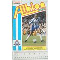 1995 programme Brighton & Hove Albion v. Wycomb...
