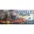 Nashville Tennessee Music City 3D Fridge Magnet