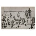 rp10206 - Louis Wain Cats - The Gym - print 6x4