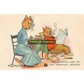 rp10212 - Louis Wain Cats - Worried Look Of The...