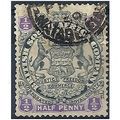 Rhodesia 1897 SG66 1/2d Grey-Black & Purple Fin...