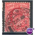 GB stamps 1902-10 KEV11 - 1d SG219 Woolwich 1