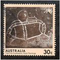 AUS 1984 30c 'ROCK PAINTINGS' FINE USED (EBID14...