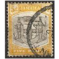 Jamaica 1904 SG36 5d Grey & Yellow Wmk Crown CA...