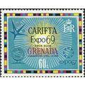 GRENADA, CARIFA, Expo 69, blue 1969, 60c