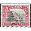 Aden 1939 SG22 3a Sepia & Carmine Mounted Mint ...
