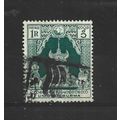 Burma.SG110 1r Lion Throne (Green).Fine Used.Ju...