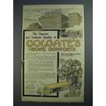 1913 Colgate's Home Comforts Ad - Superior Quality