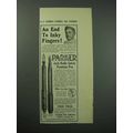 1913 Parker Jack Knife Safety Fountain Pen Ad