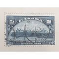 Canada KGV 1933 5c Blue Used SG 329 Sc 205 UPU ...