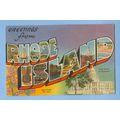 Rhode Island Large Letter Greetings From Rhode ...