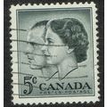 Canada 1957 Royal Visit 5c Black SG500 GU