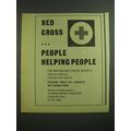 1969 British Red Cross Society Ad - People Helping People